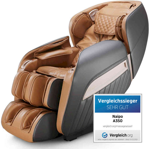 Начальный уровень - NAIPO MGC-A350-massage-chair-light-brown-imitation-leather-massage-chair World