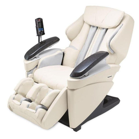 Мощный - Panasonic EP-MA70CX802 Real Pro Hot Stone Massage Chair-Beige Faux Leather Massage Chair World