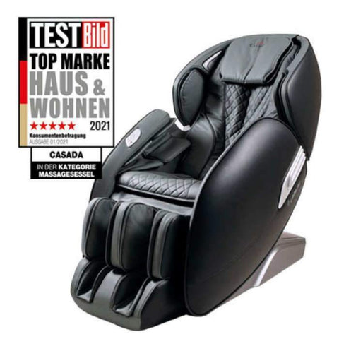 Величественное - Casada AlphaSonic II-Massagesel-red-black-artificial-leather-massage-chair World